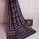 Black Ajrak-Inspired Silky Dupatta